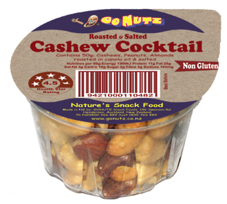 Cashew Cocktail Tub 45g - 18 Ctn