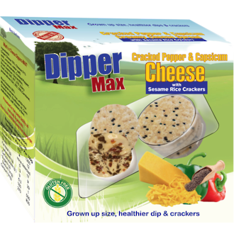 Dipper MAX peppered CHEESE 4x35g portions
