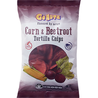 Corn & Beetroot Tortilla Chips 150g - 12 Units