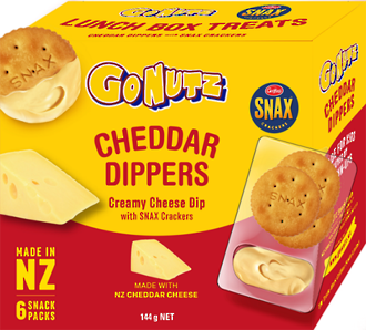 Dippers Savoury Crackers & Cheese 6x24g