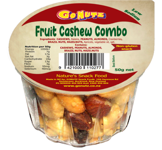 Fruit Cashew Combo Tub 50g -18 Ctn