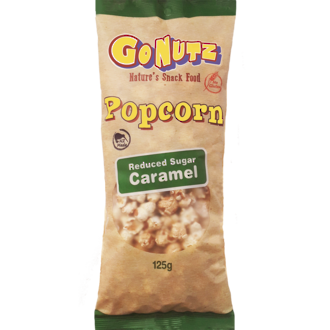 Popcorn Caramel GF 125g bag - 12 Units