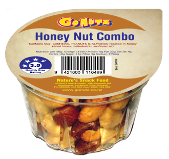 Honey Nut Combo Tub 50g - 12 Tray