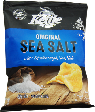 Kettle Chips Original Sea Salt 40g - 24 Ctn