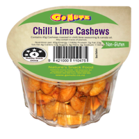 Cashews Chilli Lime Tub 45g - 18 Ctn
