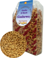 Cashews Garlic & Herb Roasted Salted - 1kg 1pk