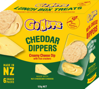 Dippers Rice Crackers & Cheese 114g - 12 Multipack