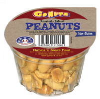 Peanuts Roasted Salted Tub 50g - 18 Ctn