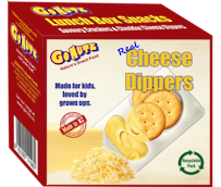 Dippers Savoury Crackers & Cheese 132g - 12x Multipack