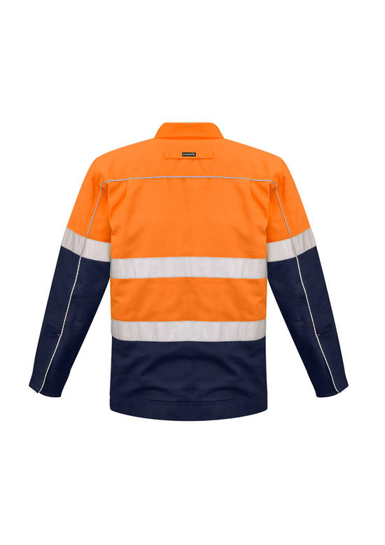ZJ590 Mens Hi Vis Cotton Drill Jacket
