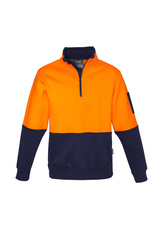 ZT476 Unisex Hi Vis Half Zip Pullover
