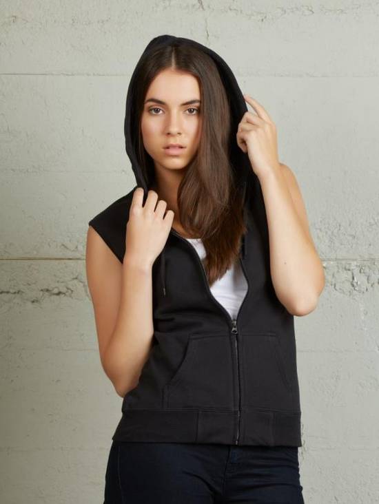 360 Sleeveless Zip Hood - Heavyweight 360gsm