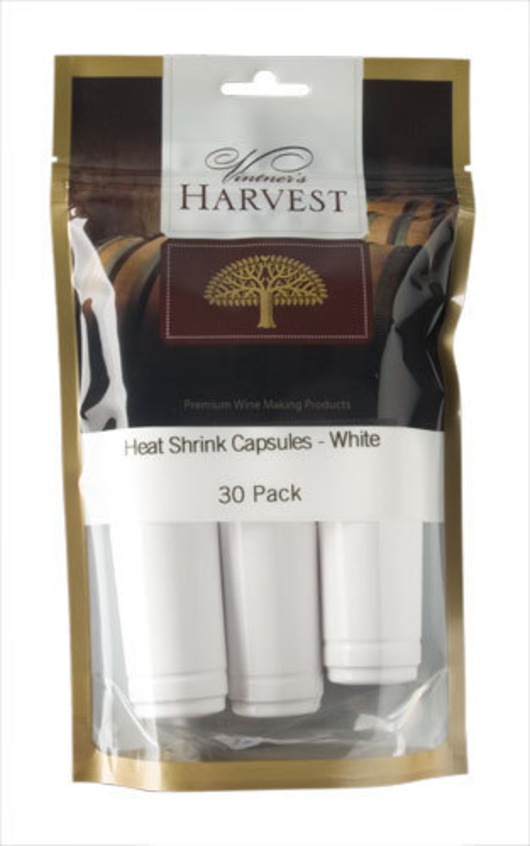 Vintner's Harvest Heat Shrink Capsules - White x30