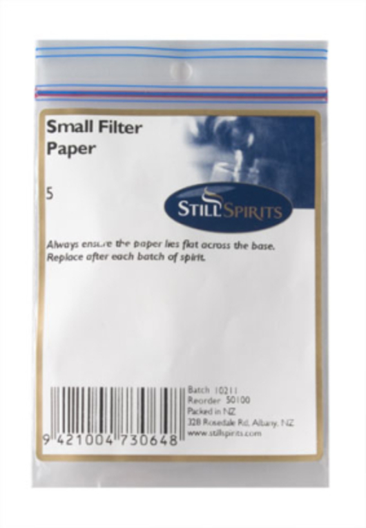 small  Filter Paper 5 pk