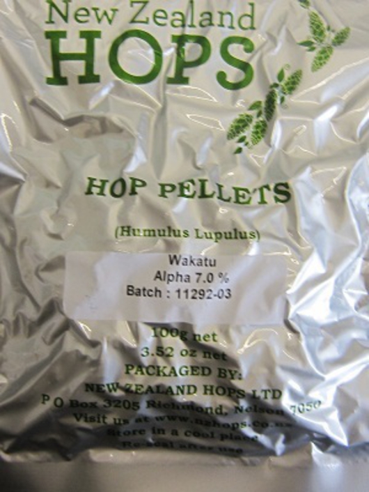 Hop Pellets Wakatu 100g (formally Hallertau)