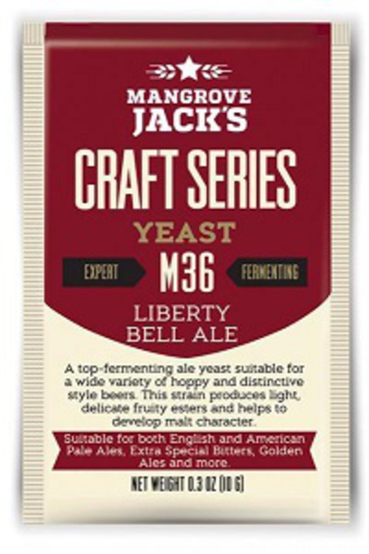 Mangrove Jack's " Liberty Bell Ale" M36 Yeast 10gm