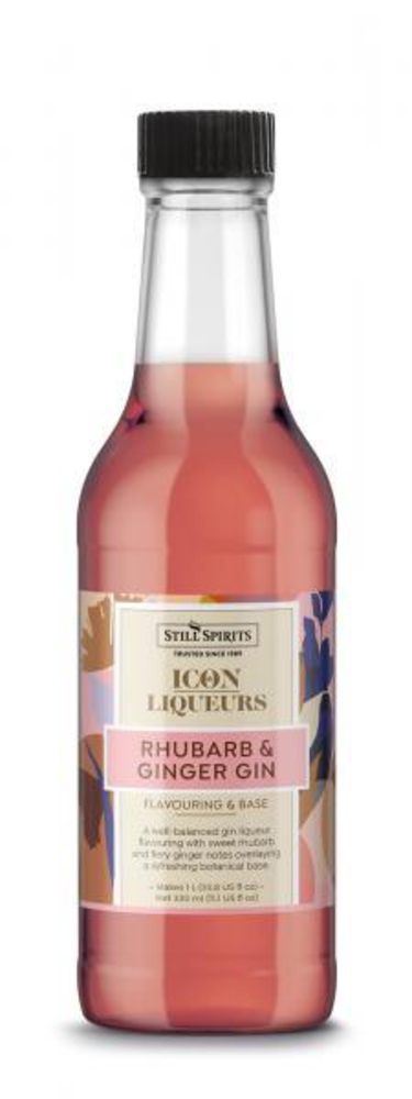 Still Spirits Rhubarb & Ginger Gin Icon 330ml Bottle