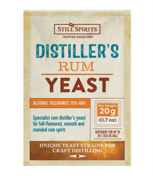 Distillers Yeast Rum
