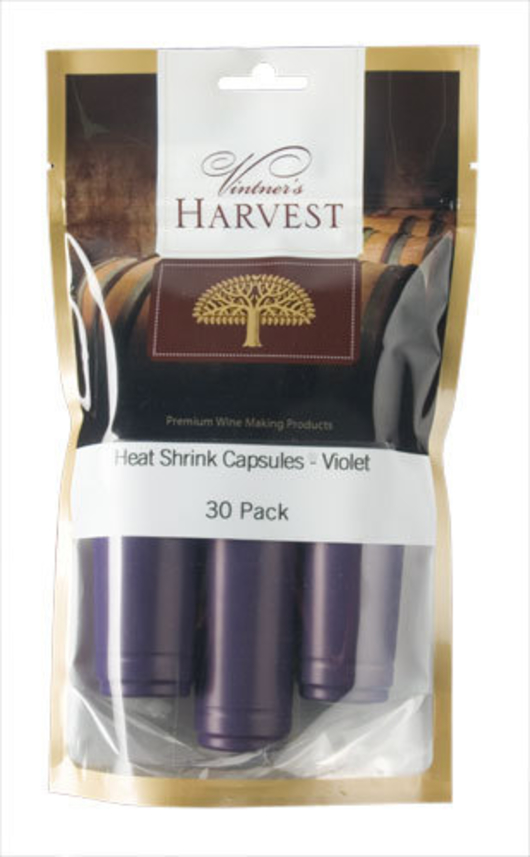 Vintner's Harvest Heat Shrink Capsules - Violet x30