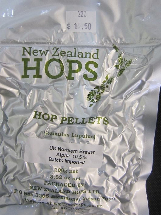 Hop Pellets  Northern Brewer 100gm