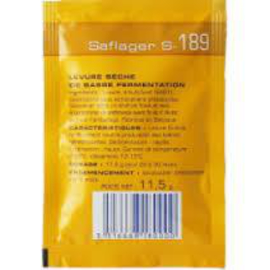 Saflager S 189, Lager Yeast