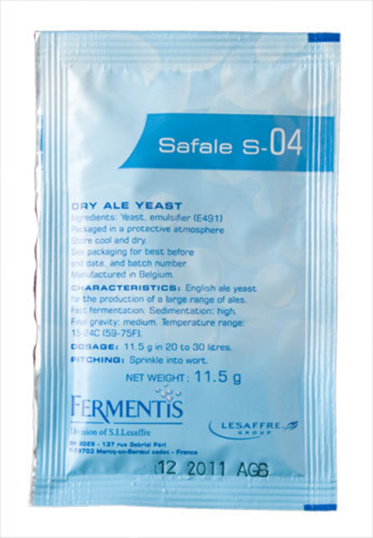 Safale Yeast S04 (Ale / Bitter) image 0