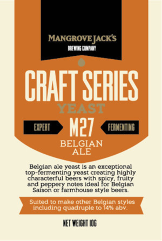 Mangrove Jack's "Belgian Ale M27" Yeast image 0