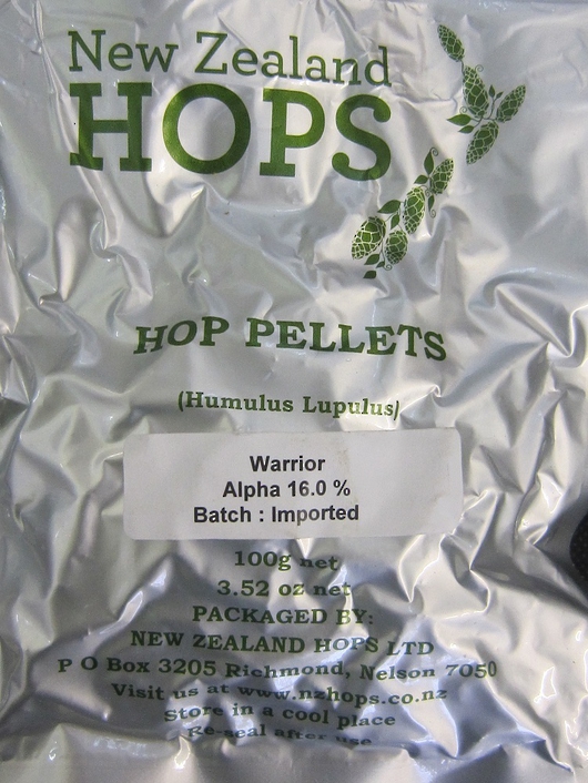 Hop Pellets "Warrior" 100 gm image 0