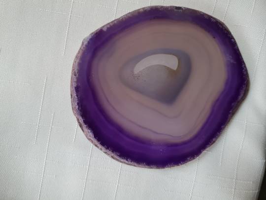 Agate coaster (purple)