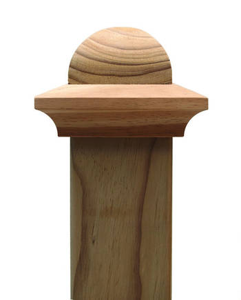 Classic DOME  post top to suit 100x75mm posts