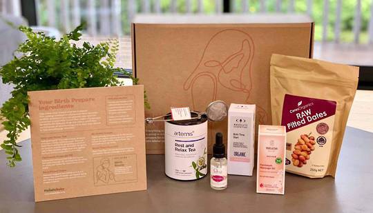 Birth Prepare Gift box, take a little time to enjoy your last trimester! 