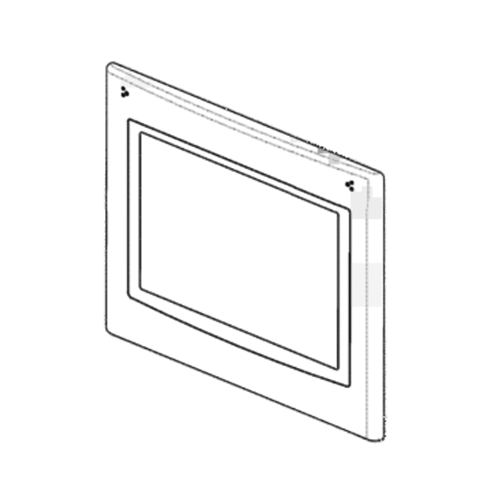 Westinghouse Oven door outer glass external panel 4u613w, 4u612W, 4U600W 4U601W 4U602W 4U603W 4U604W 4U605W 4U606W 4U608W 4U609W