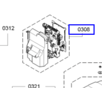 Bosch Washing Machine PCB Moudle  WAY32840AU/02 ,