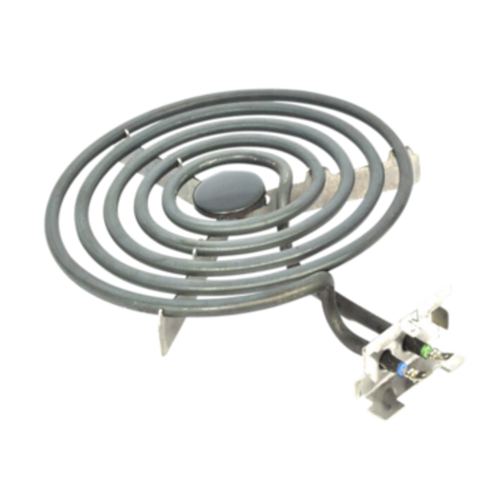 WESTINGHOUSE SIMPSON COIL ELEMENT large  Fixed connection 190MM,  004510