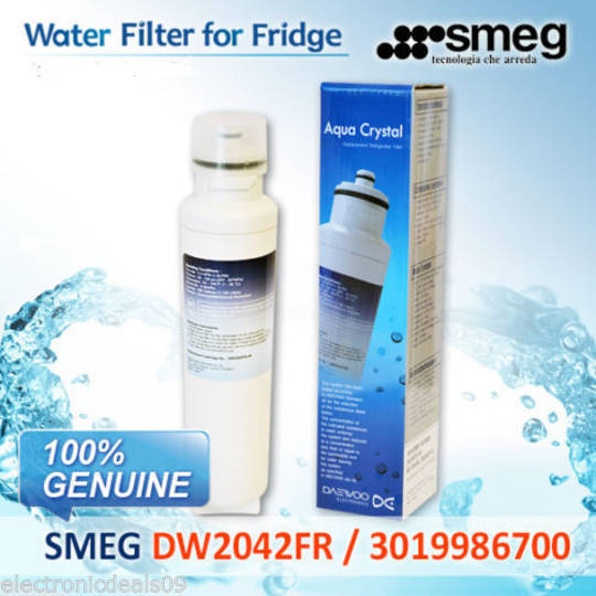 SMEG FRIDGE FREEZER WATER Filter SR610, SR620, SF640, DW2042FR, DW2042FB, SR620X, SR610X,