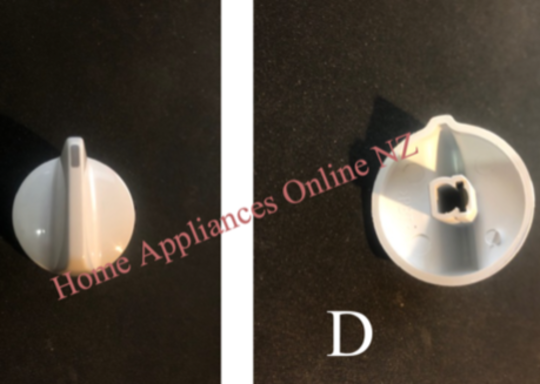 Fisher paykel Shacklook Cooktop Knob CT6551S, CT5602f, CT2802, CT6551s, CT5602, CT2802, White *777