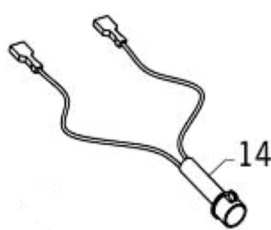 Fisher Paykel Oven light FOR NEON 190MM ACTIVE BI602ED, BI601ED,