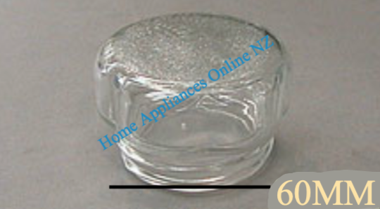 Oven lamp glass cover thread 60mm max diameter 74mm,