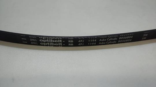 Asko Washing Machine Belt wm90a,  4PJ 1194, wm9005,