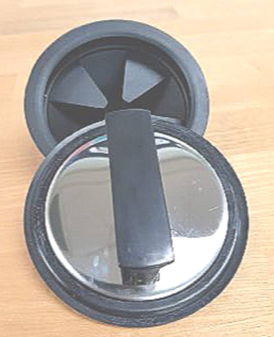 Whirlaway Parmco waste disposer SPLASH GUARD 80MM,
