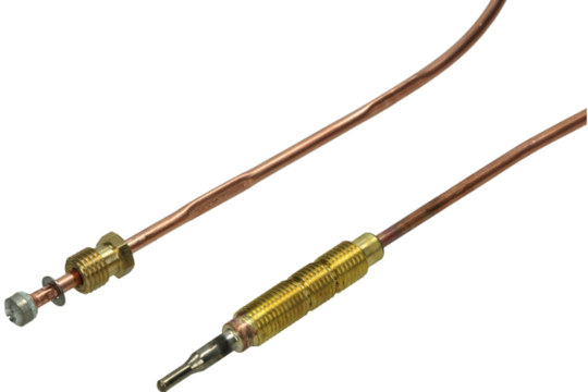 Indesit Ariston Whirlpool gas OVEN Thermocouple Bake lower burner 1200mm K6G210,  C00028639