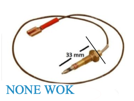Cooktop Wok Burner Thermocouple 600MM LONG  NONE WOK (not for triple crown)