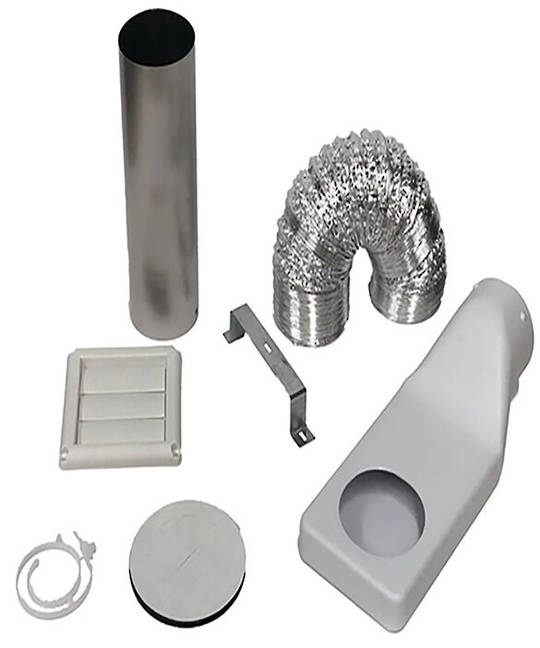FP ELECTROLUX  SIMPSON WESTINGHOUSE AND MOST BRAND DRYER VENTILATION KIT THROUGH WALL DK4W KIT,