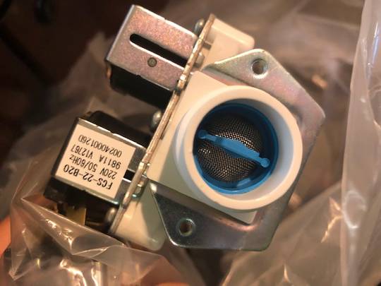 Fisher Paykel Washing Machine Cold Inlet Valve WH8560P2, WH8560J2,