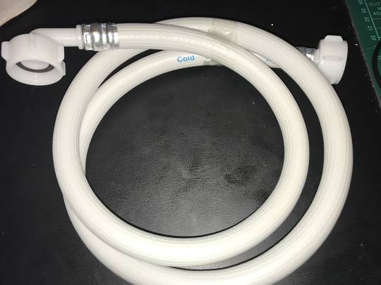 Washing Machine And Dishwasher Inlet Hose 1.2 Meter Long cold only, with washer , COLD ONLY