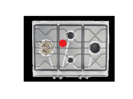 EC6A6PB90R, Gas hob