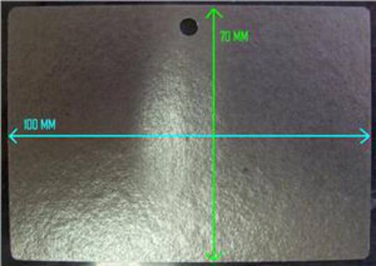 Smeg Microwave Wave protector or Wave Guide Cover SA985CX, SA-985CX SA31MX, 100mm x 70mm, ***403800