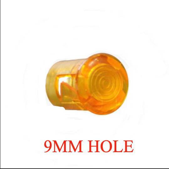 ILVE Oven light ORANGE NEON LENS COVER SMALL 9mm HOLE,