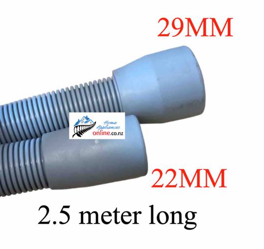 Washing Machine And  Dishwasher Outlet Drain Hose Extension 2.5 Meter Long 22-29mm