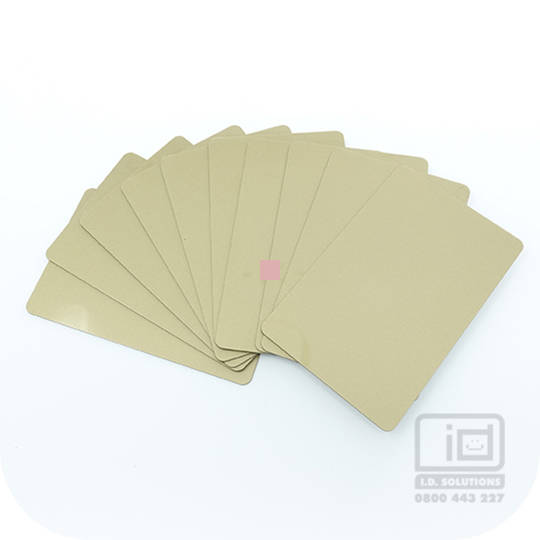 Blank cards Gold